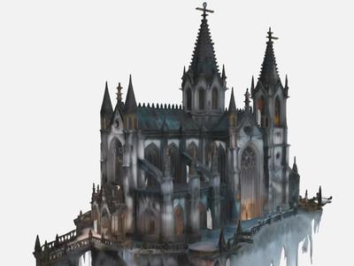 Horror Cathedral from My Nightmares