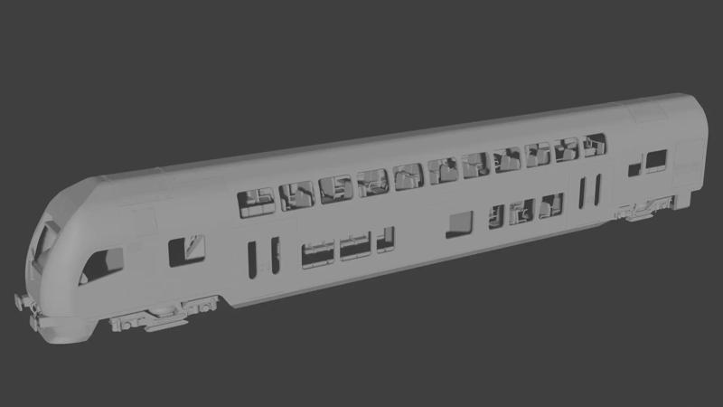 H0 1-87 scale Doppelstockwagen DABpbzfa 767