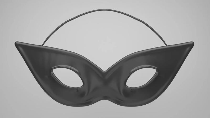 Carnival black mask