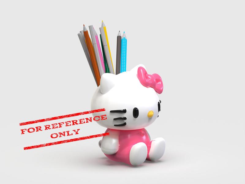 Hello Kitty Sitting Pencil Holder