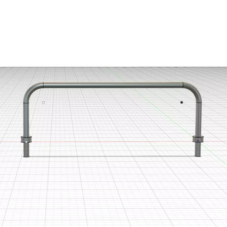 METAL HOOP BARRIERS 7MM SCALE MODEL RAILWAY BUILDING