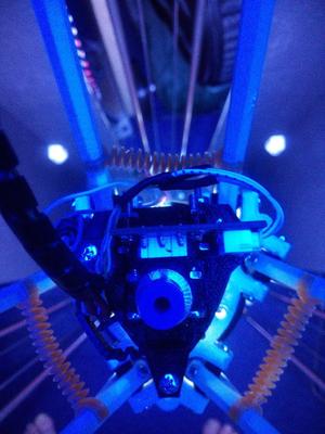 Rostock Effector Probe-less E3D J-head v5 mount