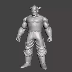 Borgos 3D Model dragon ball character