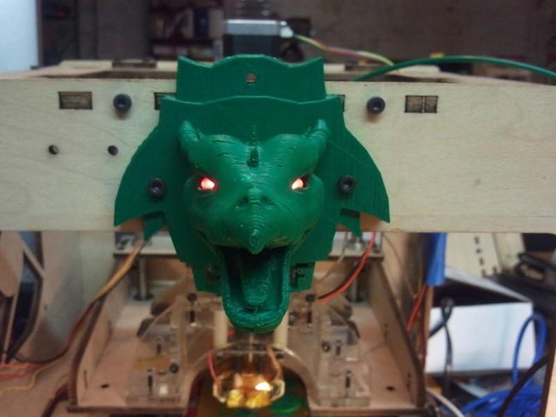 Evil Dragon Head Trophy