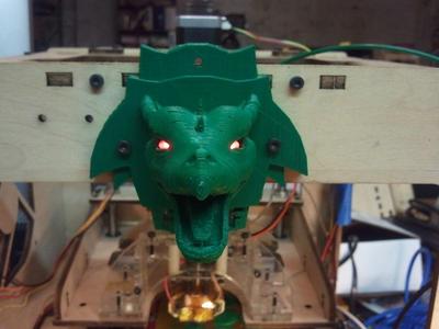 Evil Dragon Head Trophy