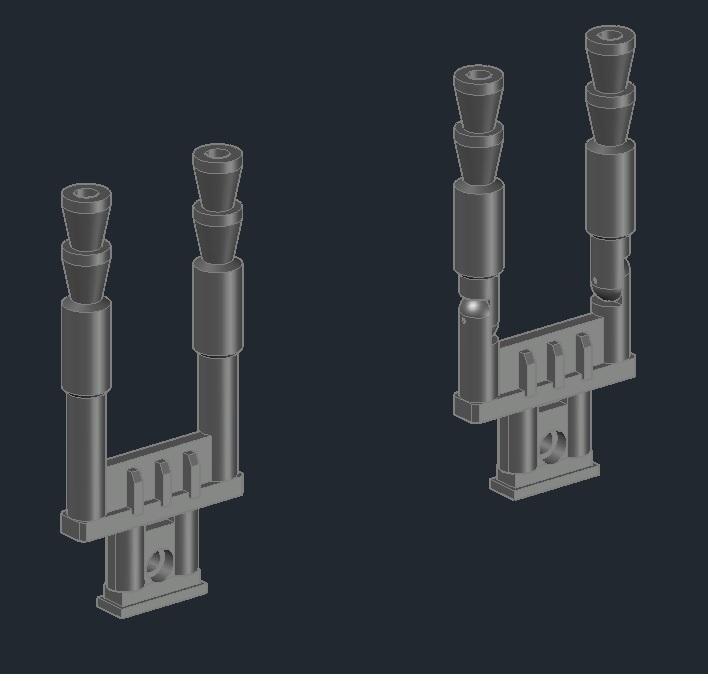 Bruticus Onslaught G1 Back Cannon Barrel Turret