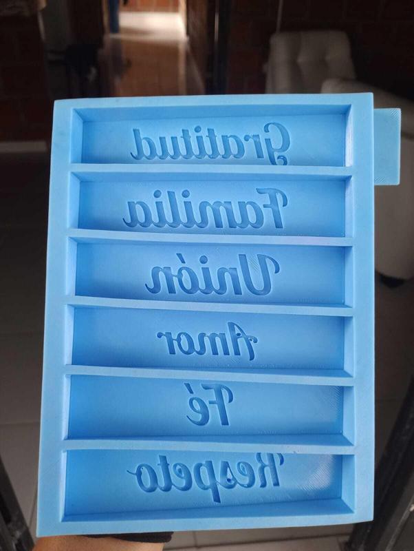 MATRIX FOR CHRISTMAS CANDLE WISH MOLDS