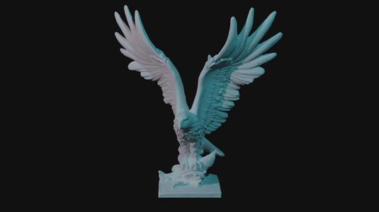 Eagle Catching a fish