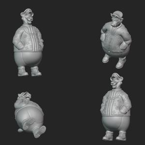 Baloo Von Bruinwald XIII Figurine 3d Stl File | Baloo Von Bruinwald XIII Figurine Digital File