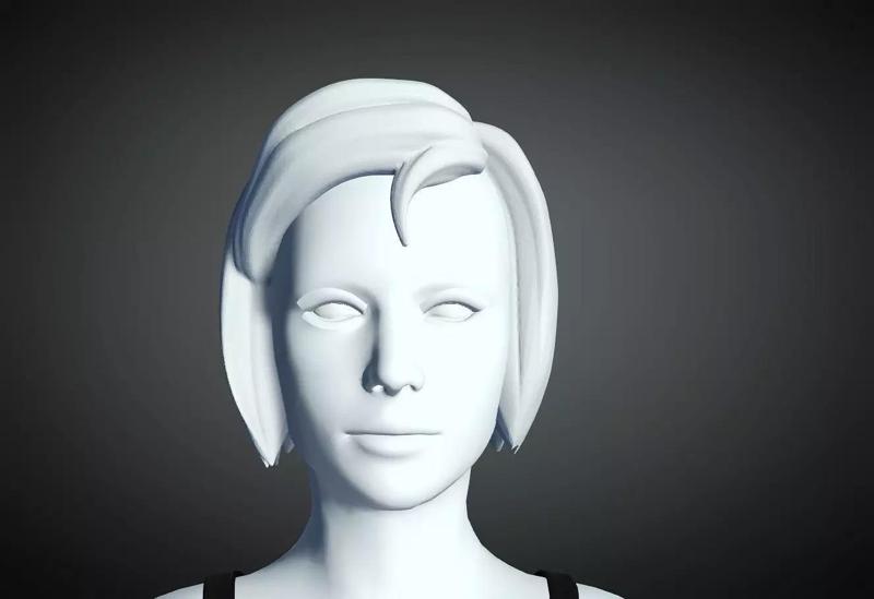 3D Hair style for Female 41 3D model