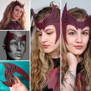 Wandavision Scarlet Witch Inspired Crown 3D print model
