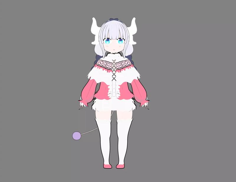 kanna kamui from Kobayashi-san Chi no Maid Dragon