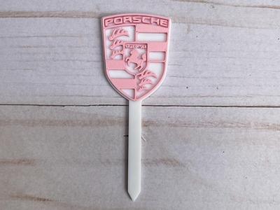 Porshe Cupcake / Cake Topper