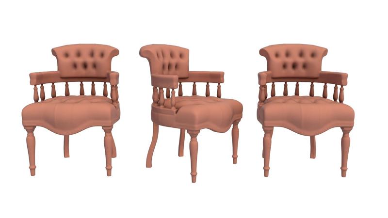 Chair stl / Lounge Chair stl / Dinning Chair printer / Armchair