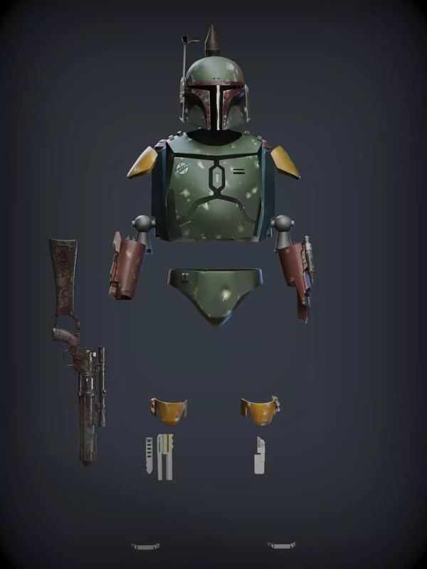 BOBA FETT ROTJ ARMOR