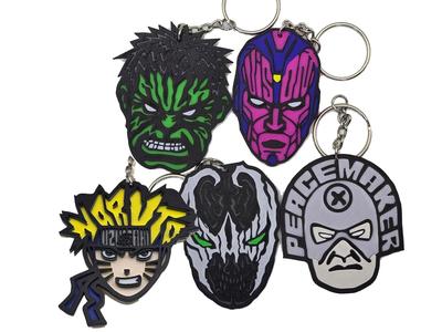 Super Hero Name Keychains PT 3