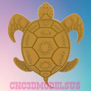 Turtle 4 3D MODEL STL FILE FOR CNC ROUTER