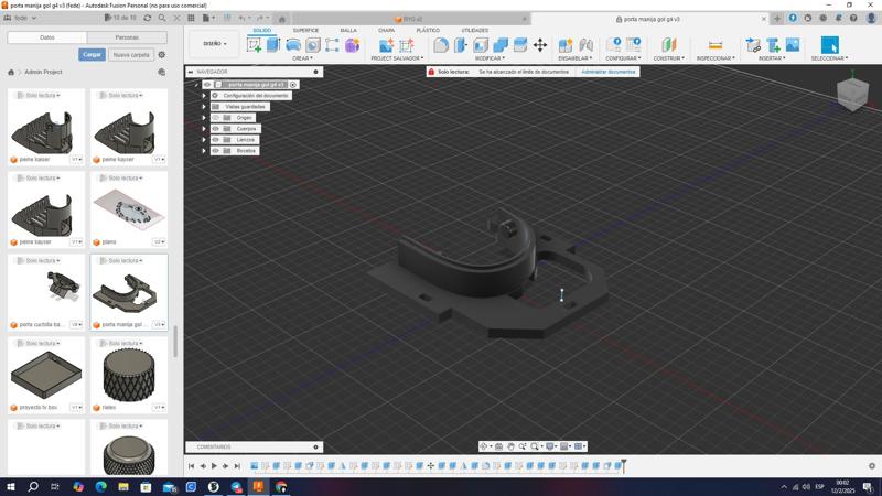 Volkswagen gol handle holder