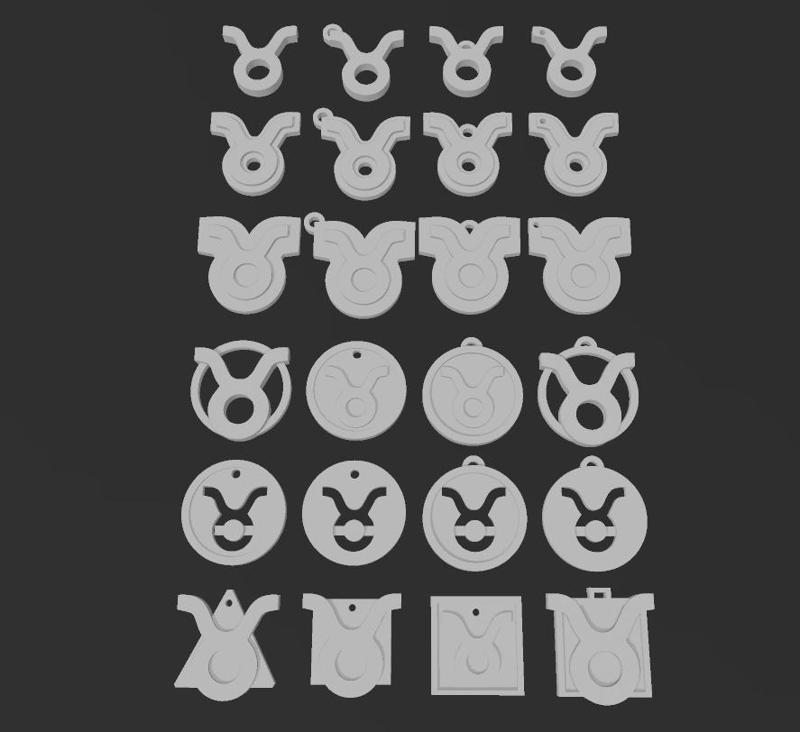 Ultra Pack Taurus logo wallart keychain HD