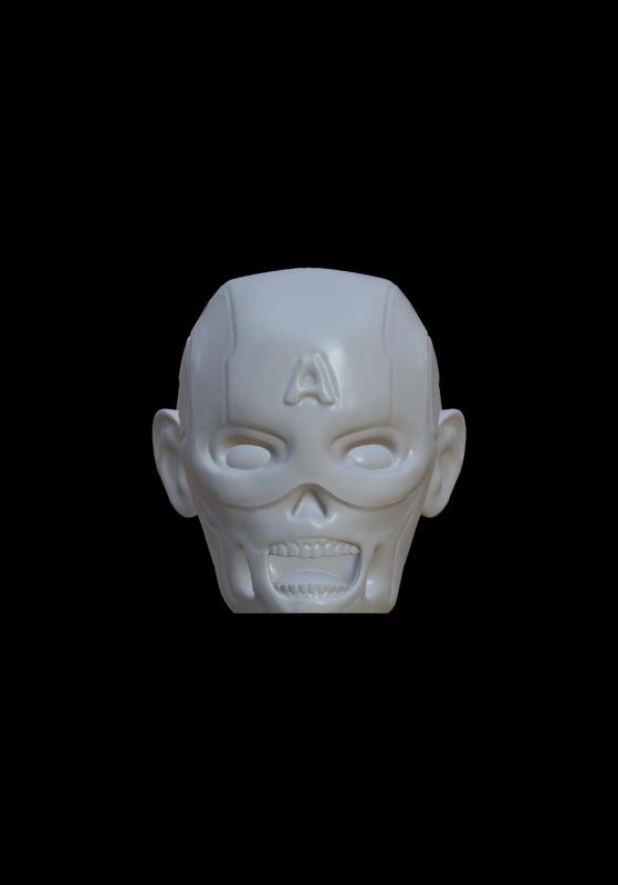 Zombie Captain America Pen Holder