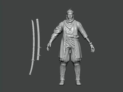 3D Model-CHARACTER0033 swordsman