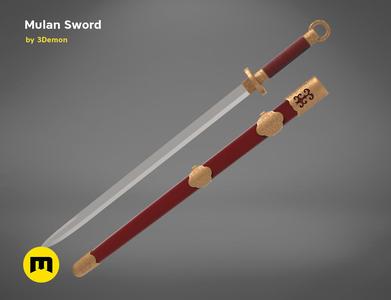 Mulan Sword and Sheath