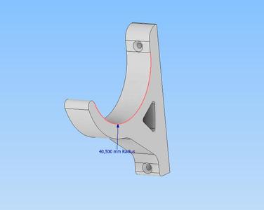 Wall bracket 81mm diameter