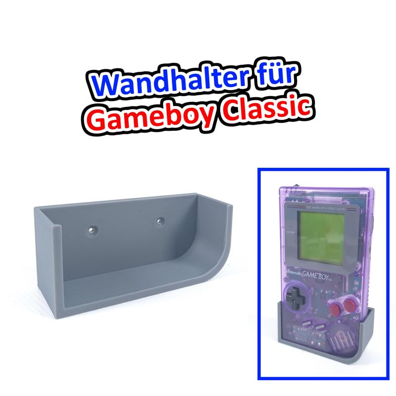 Wall bracket Presentation stand for Nintendo GameBoy Classic DMG holder