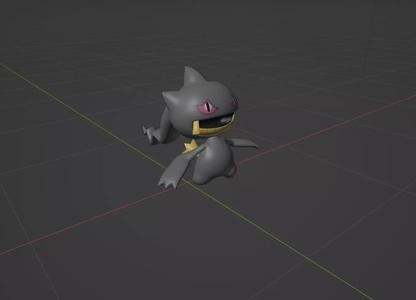 Banette pokemon 3D print model