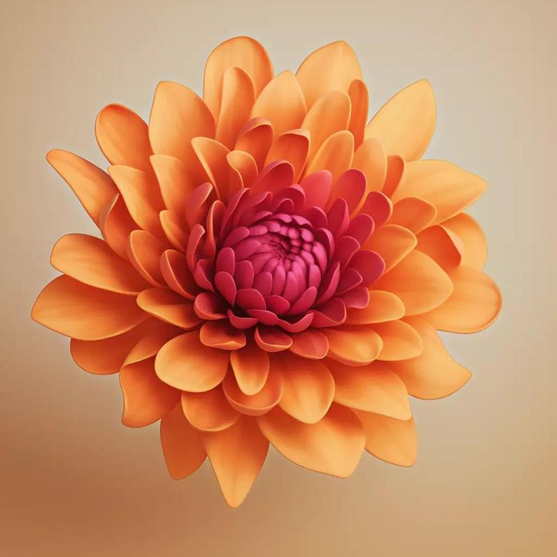Fantasy Dahlia 3D PRINTABLE MODEL