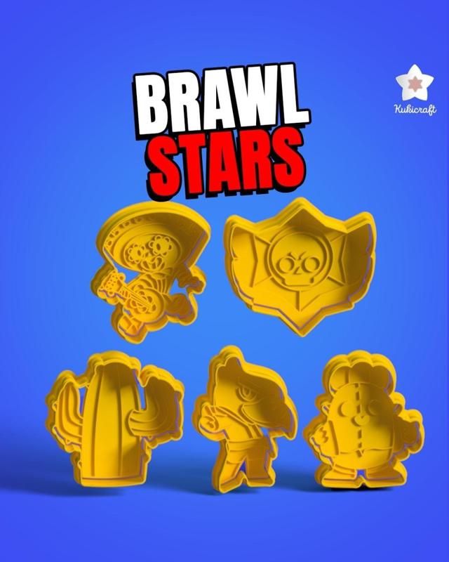 Brawl Stars cookie cutters