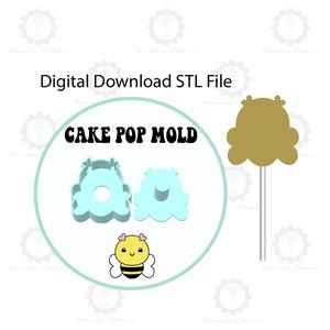 Valentines Bumblebee Cake Pop Mold | Digital Download STL File