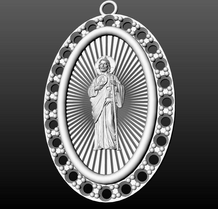 Saint Judas Tadeo Pendant