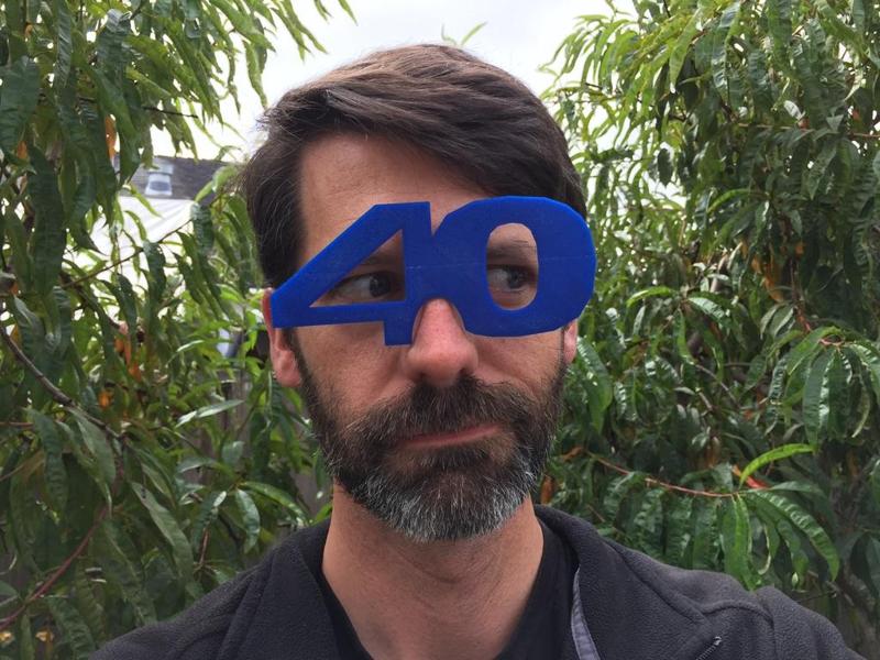 40th Birthday Glasses