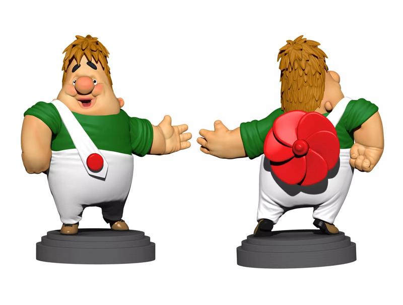 Carlson who lives on the roof For 3D printing STL