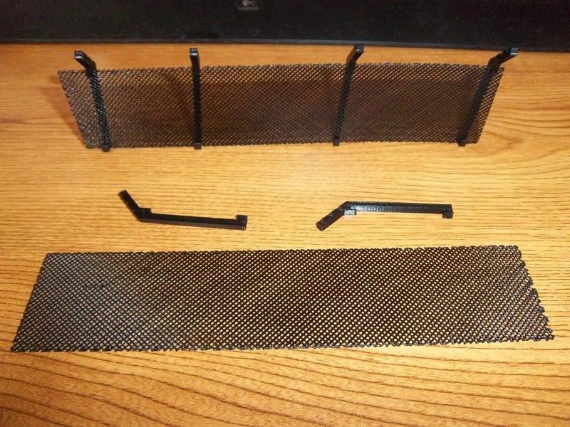 Grillage pour decor train HO