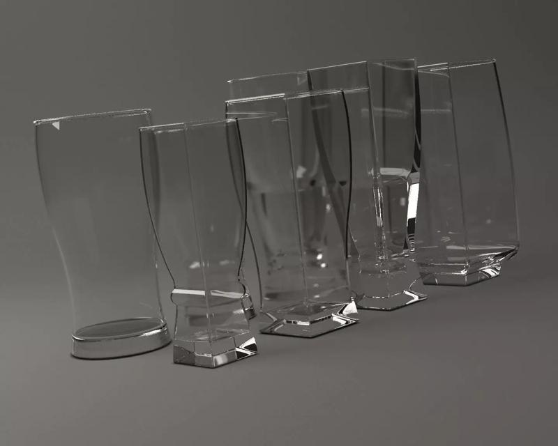 GLASSWARE---All Beer Glasses 3D Model Collection