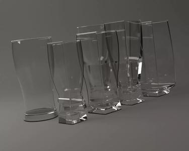 GLASSWARE---All Beer Glasses 3D Model Collection