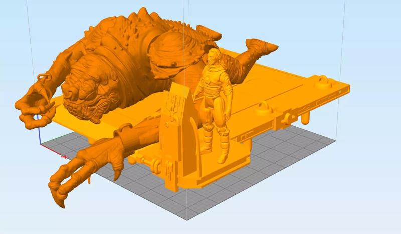 BOBA RANCOR   speeder RANCOR  Keeper  star wars for 3 75 inch