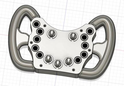 Arca GT3 steering wheel