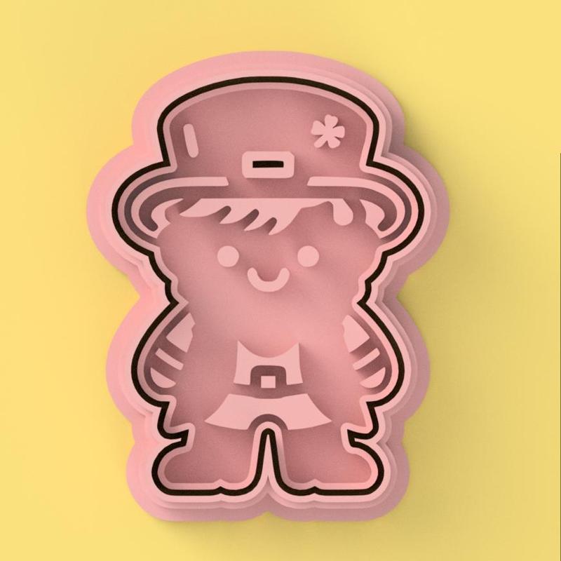 Boy with St. Patrick's Hat Cookie Cutter