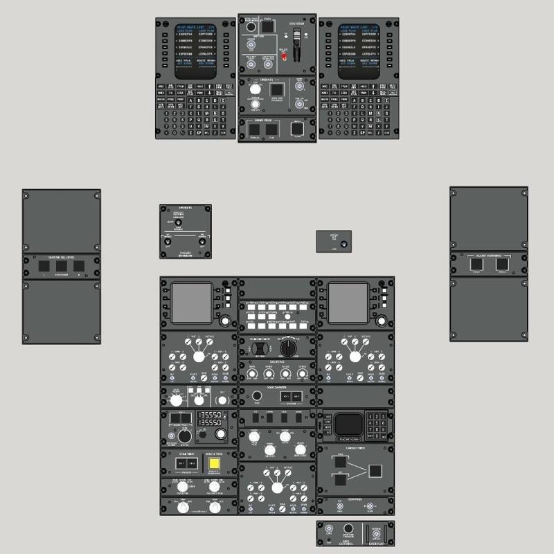CRJ-900 FULL PEDESTAL