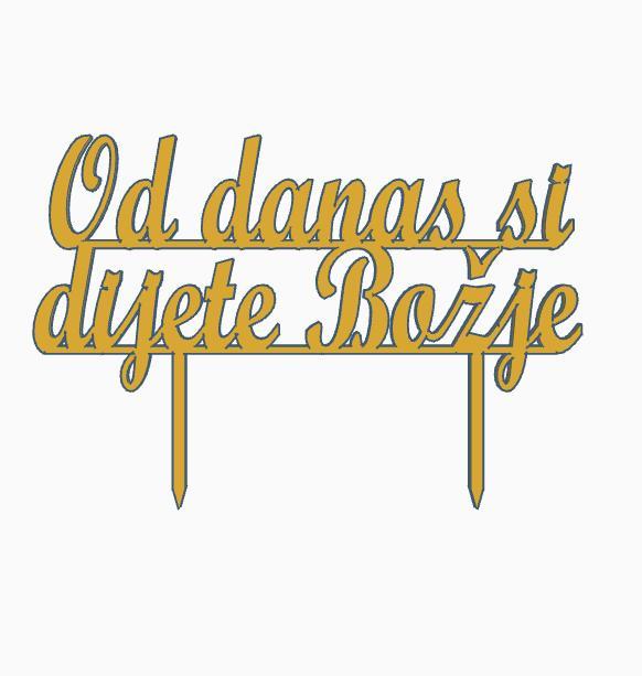 Topper Od danas si dijete Bozje