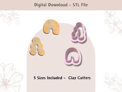 Unique Arch Cutter for Polymer Clay | 5 Sizes