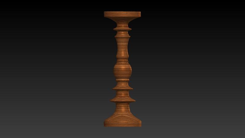 CANDLE HOLDER (3.91 x 3.87 x 11.93)