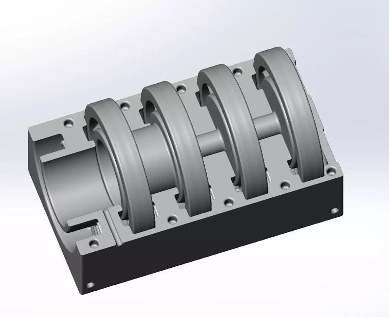 3D-Printable Axial Ventilator Blower Assembly