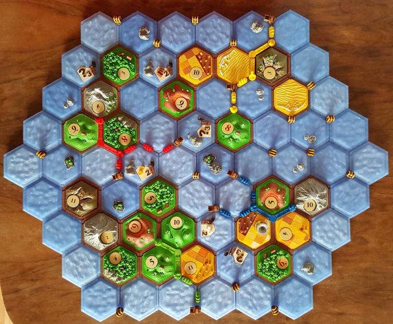 the tresure hunters (scenario: settlers catan style)