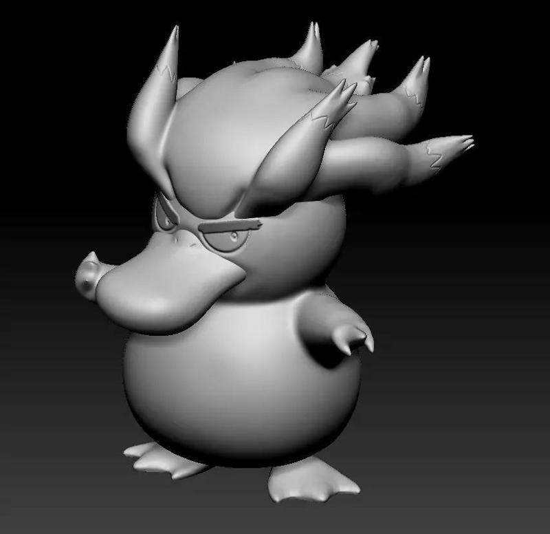 Psyduck with Misdreavus hair Pokemon Go