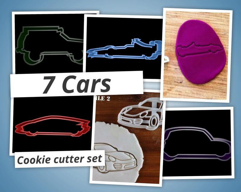 Cars cookie cutter set