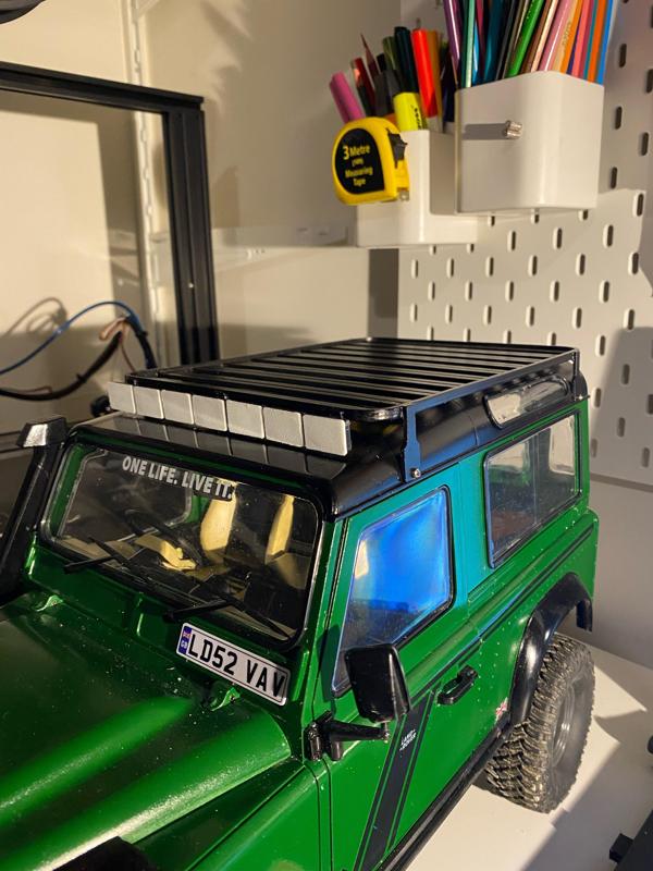 lights to fit rc4wd gelande d90 roof rack